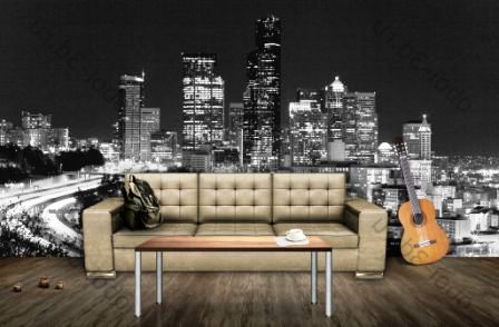 фотообои ночной город фото